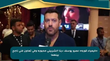«كيمياء قوية» عمرو يوسف دينا الشربينى محبوبة وفى تعاون فنى ناجح بينهما